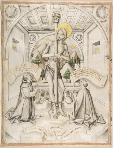 Christ at the Column by Delli brothers, drawing, 1435-1445