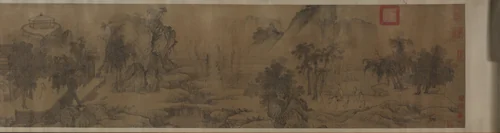 Tao Yuanming's Return Home by Unknown, painting, 1300-1399