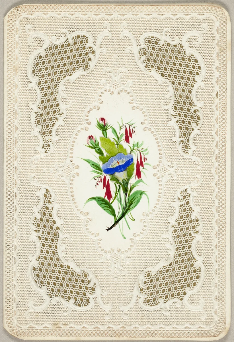 Untitled Valentine (Flowers) by Unknown Artist, other, 1840-1850