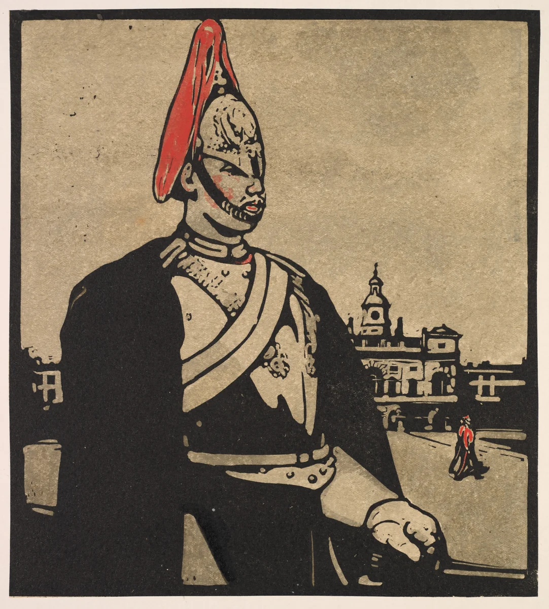London Types: Guardsman by William Nicholson, print, 1898