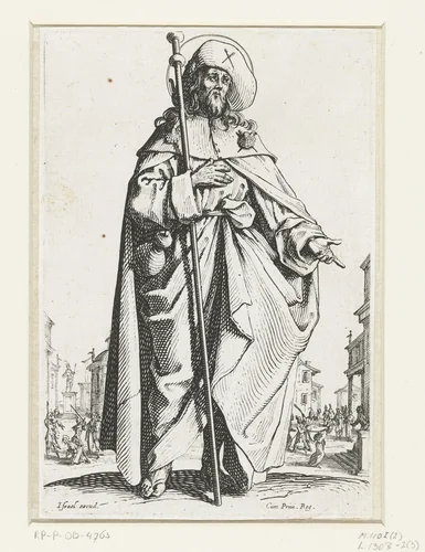 Apostel Jakobus de Meerdere by Jacques Callot, print, 1631