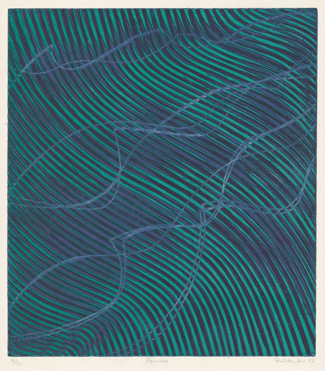 Equinox by Stanley William Hayter, print, 1967