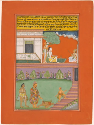 Ragini Setmalar, Page from a Jaipur Ragamala Set by India Rajasthan, painting, 1745-1770