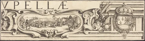 The Siege of La Rochelle [plate 3 of 16; set comprises 1952.8.97-112] by Abraham Bosse; Jacques Callot, print, 1628-1631