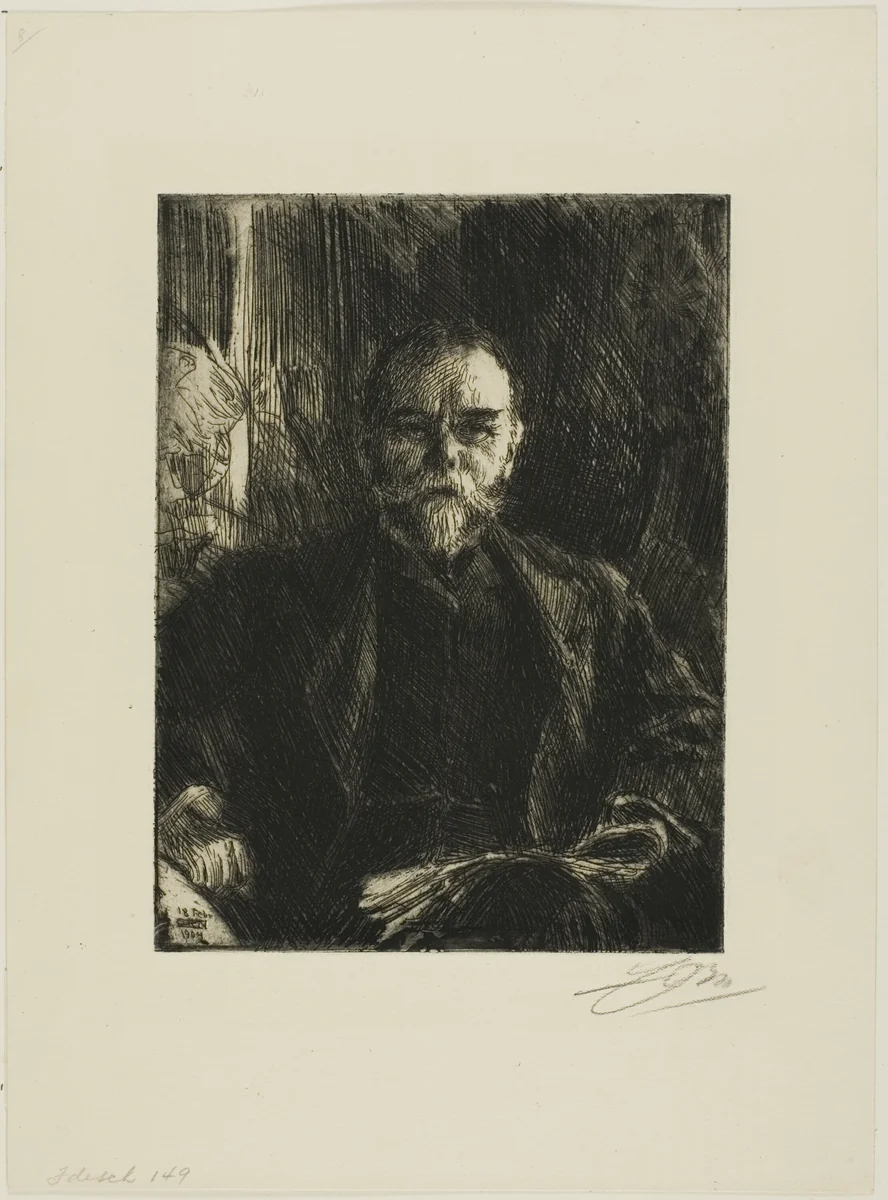 John Hay by Anders Zorn, print, 1904