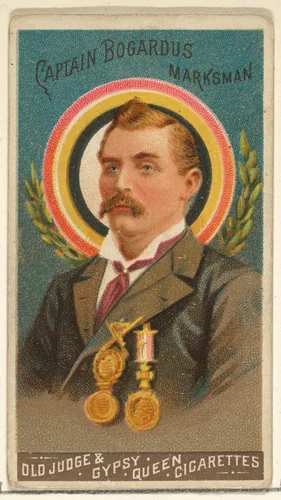 Captain Bogardus, Marksman, from the Goodwin Champion series for Old Judge and Gypsy Queen Cigarettes by Goodwin & Company, print, 1888