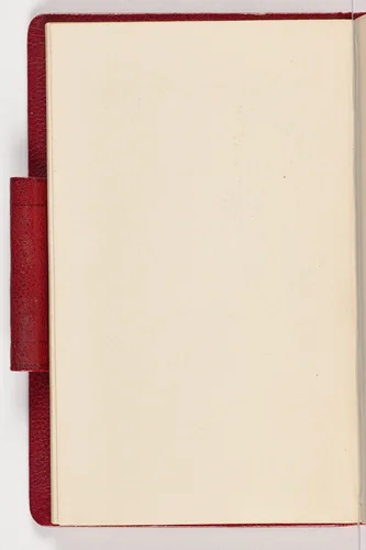 Page 80 (Blank Page) by Gustav Klimt, sketchbook, 1898
