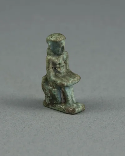 Amulet of the God Imhotep by Egyptian, metalwork, -1070--656
