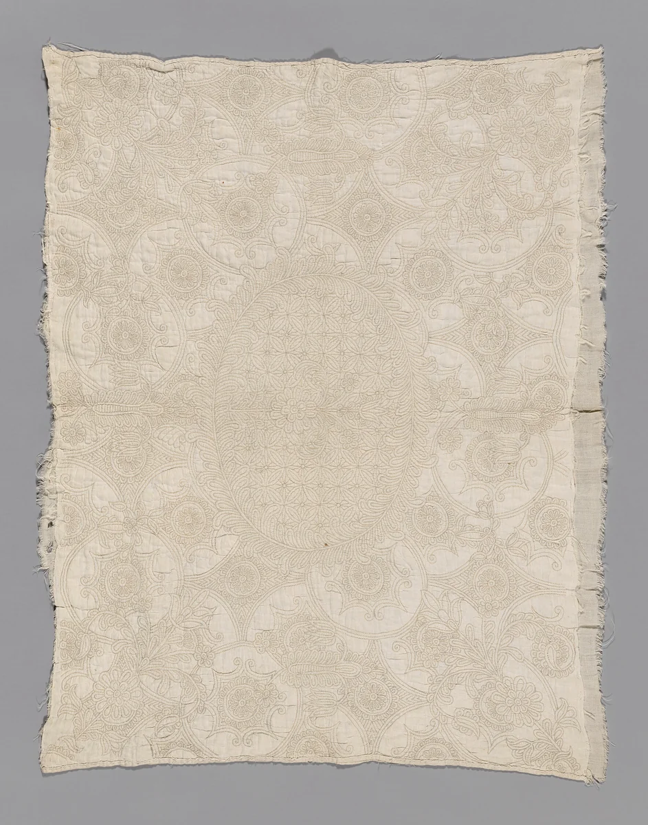Panel by England, textile, 1701-1725
