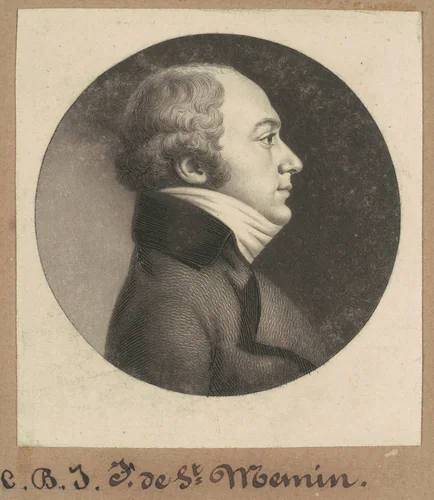 Charles Balthazar Julien Févret de Saint-Mémin by Charles B. J. Févret de Saint-Mémin, print, 1801
