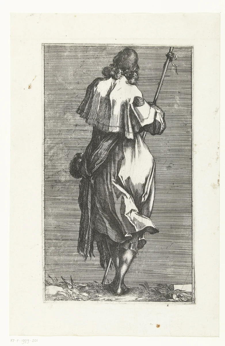Apostel Jakobus Major by Jacques Bellange, print, 1602-1616