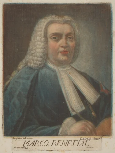Marco Benefial by Carlo Lasinio, print, 1789