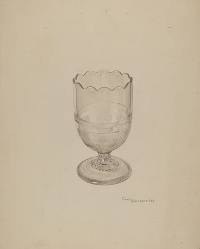 Spoon Holder by Carl Buergerniss, index of american design, 1935-1942