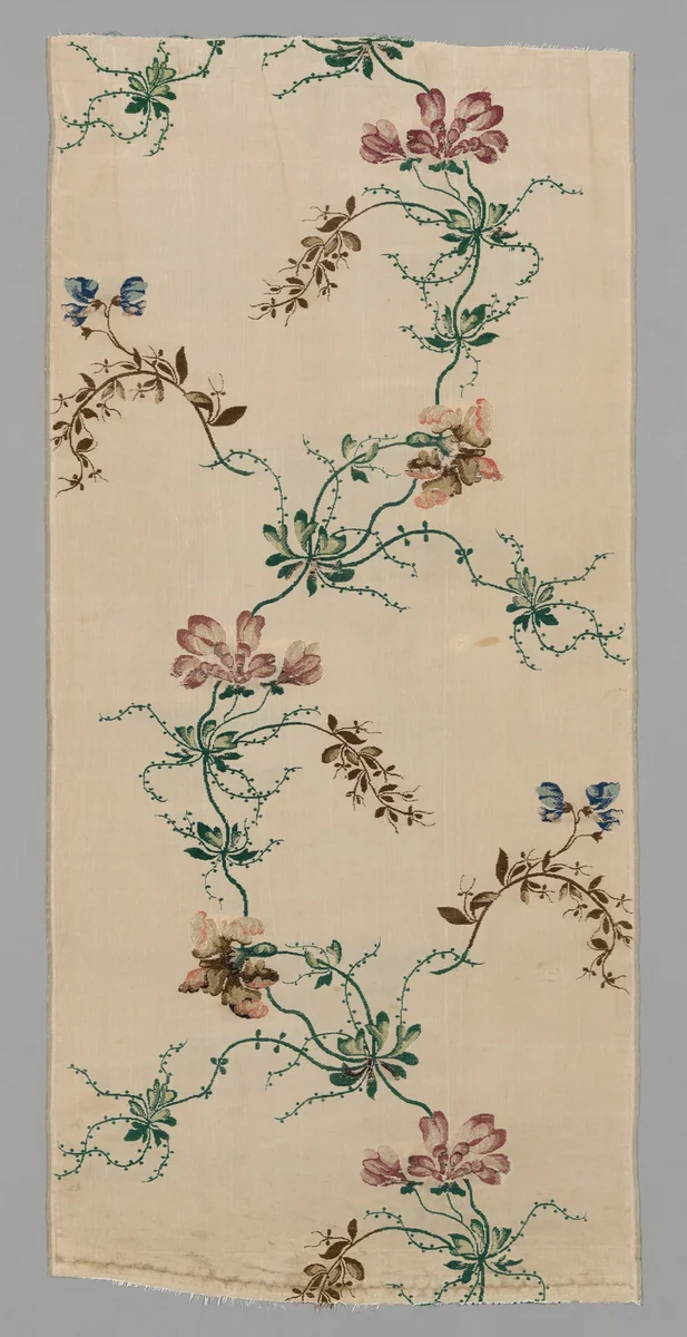Panel from a Skirt by Anna Maria Garthwaite, textile, 1741-1742