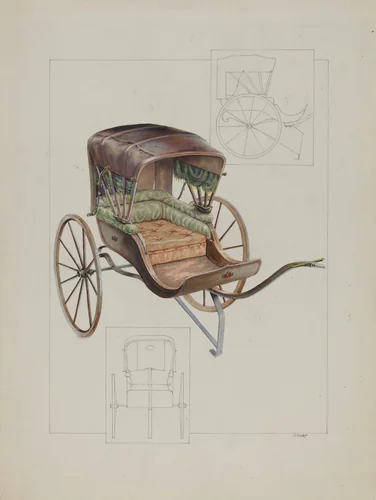 Baby Buggy by Floyd R. Sharp, index of american design, 1937
