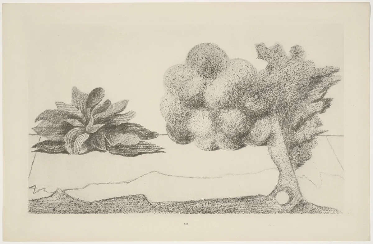 Scarecrows (Les Épouvantails) from Natural History (Histoire naturelle) by Max Ernst, print, 1925