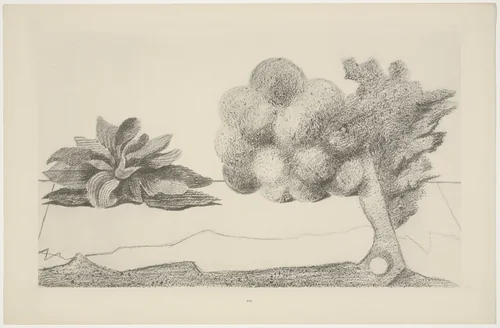 Scarecrows (Les Épouvantails) from Natural History (Histoire naturelle) by Max Ernst, print, 1925