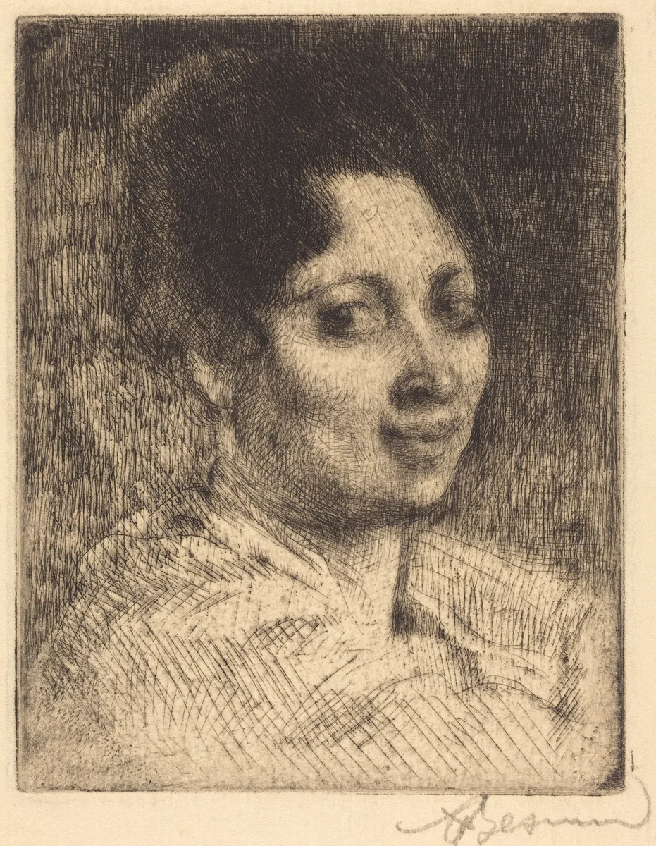 Peppina by Albert Besnard, print, 1919