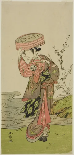 The Actor Segawa Yujiro (or Segawa Kikunojo III) in an Unidentified Role by Katsukawa Shunsho (勝川 春章), print, 1769-1779