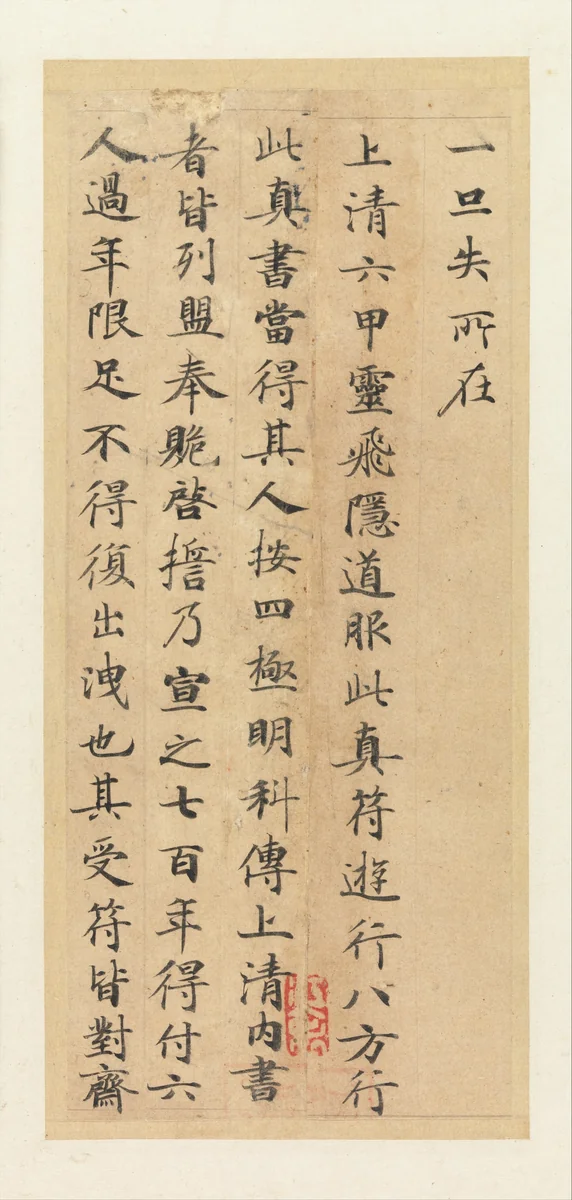 Classic of Spiritual Flight by Zhong Shaojing, other, 728-741