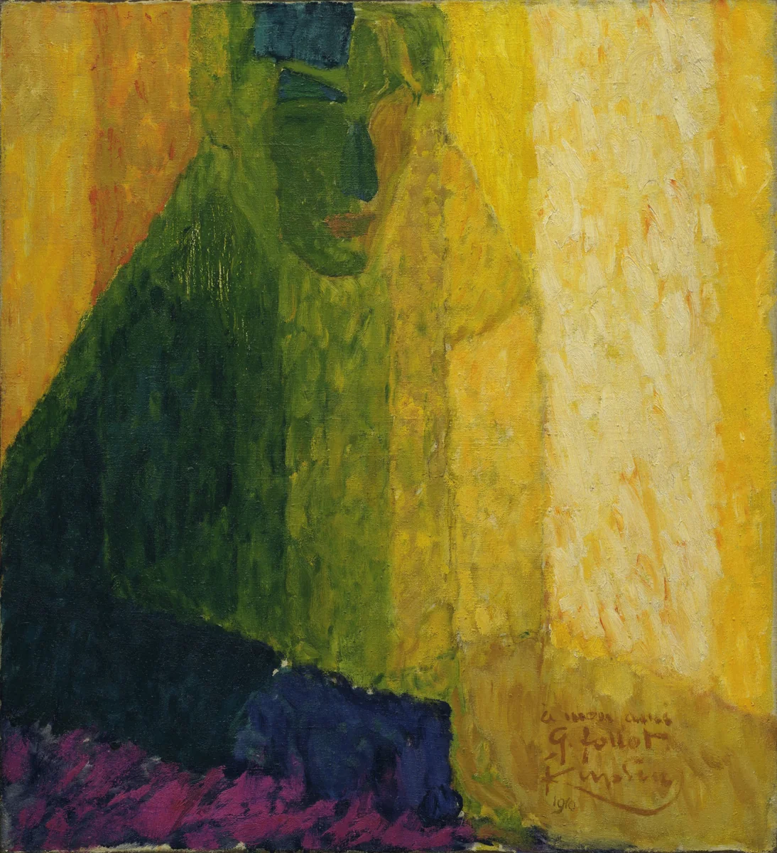 The Musician Follot by František Kupka, painting, 1911