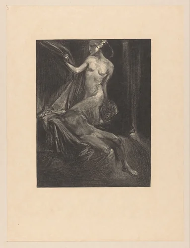 Judith met het hoofd en lichaam van Holofernes by Johannes Josephus Aarts, print, 1881-1934