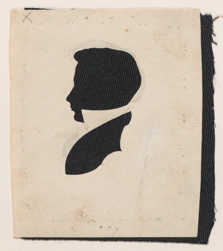 Silhouette of Giles H. Case, to left by William Chamberlain, other, 1819-1829