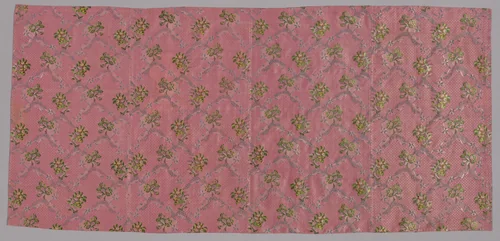 Four Lengths of Woven Silk by France, textile, 1760-1769