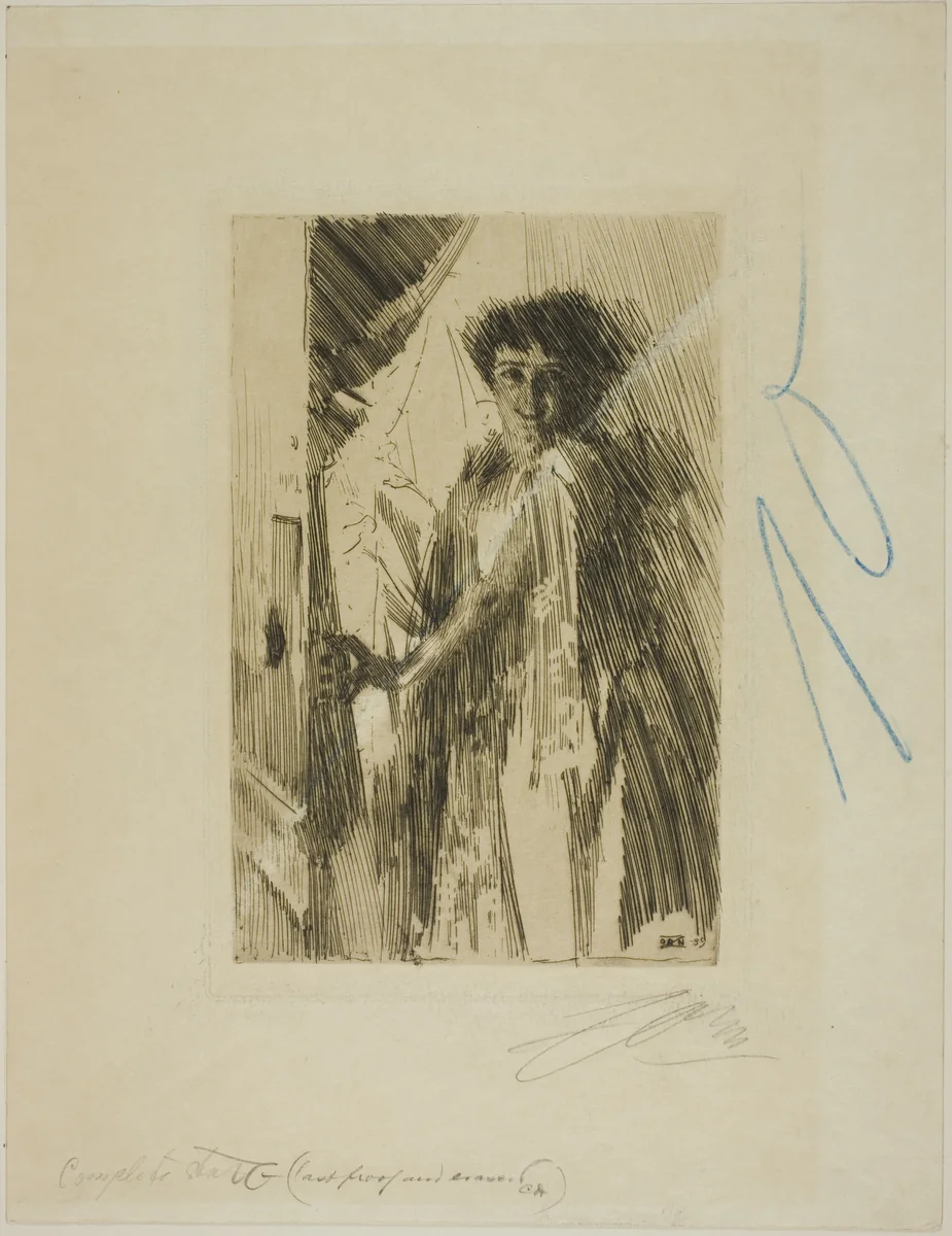 Rosita Mauri by Anders Zorn, print, 1889