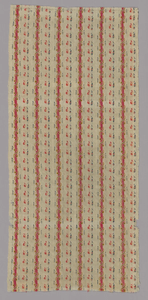 Panel by England or France, textile, 1701-1800