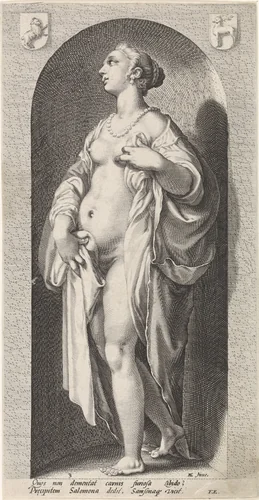Wellust (Luxuria) by Jacob Matham, print, 1593