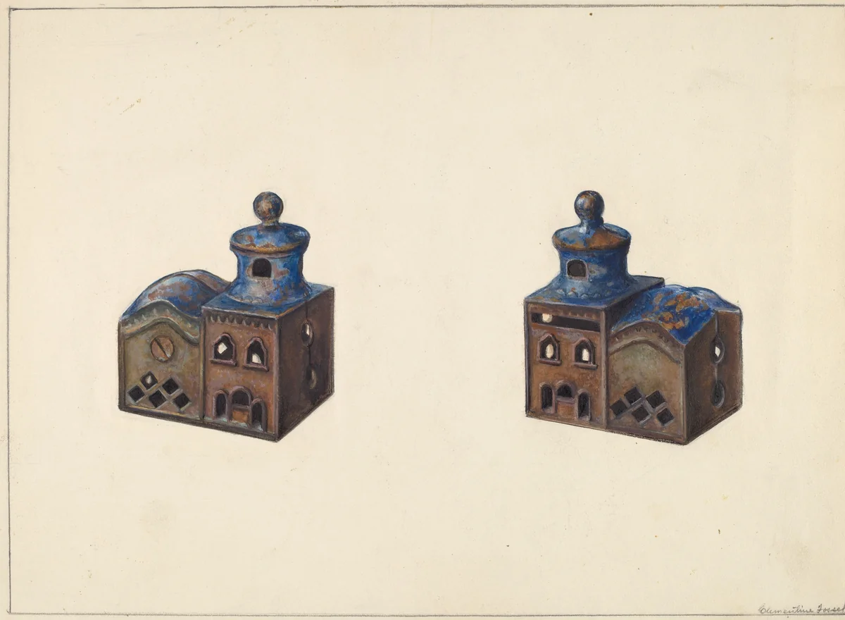 Russian Church Coin Bank by Clementine Fossek, index of american design, 1938