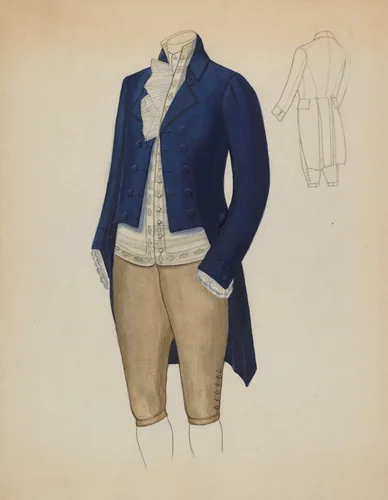 Man's Suit by Esther Hansen, index of american design, 1936