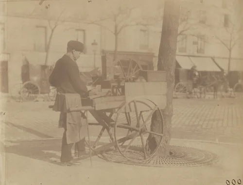 Boulevard Montparnasse by Eugène Atget, photograph, 1898