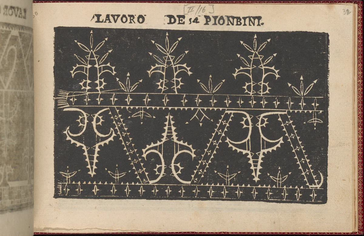 Pretiosa Gemma delle virtuose donne, page 34 (recto) by Isabella Catanea Parasole, book, 1600