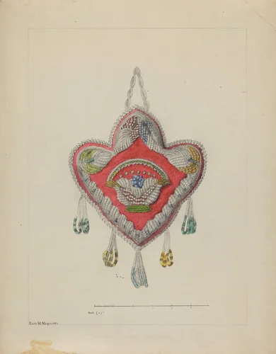 Pin Cushion by Edith Magnette, index of american design, 1936