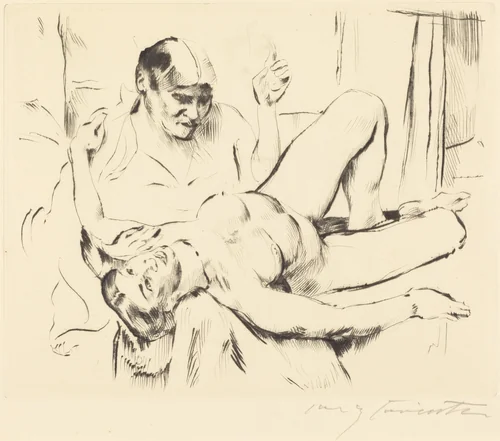Weissagung (Prophecy) by Lovis Corinth, print, 1914