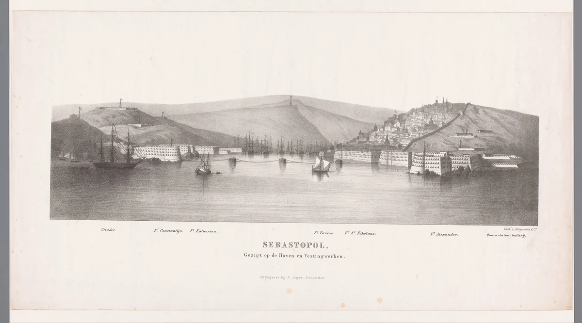Haven van Sebastopol by anonymous, print, 1827-1927