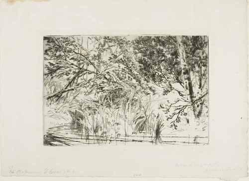 Mouth of a Brook, No. II by Francis Seymour-Haden, print, 1854-1864