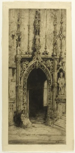 St. Merri by David Young Cameron, print, 1906