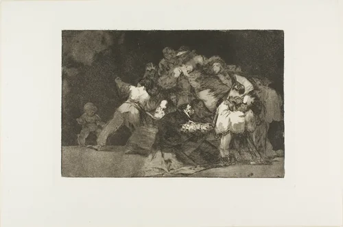 General Folly, plate nine from The Proverbs by Francisco José de Goya, print, 1815-1824