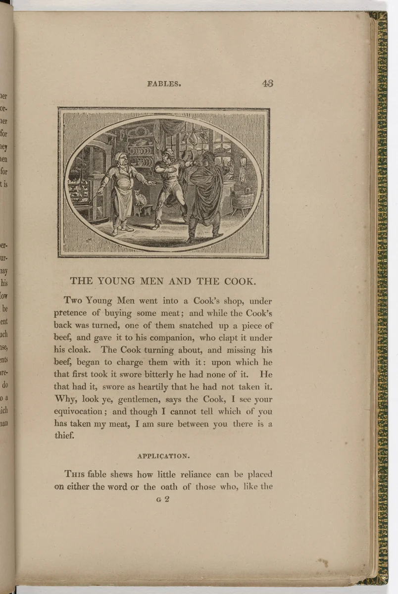 Headpiece (page 43) from The Fables of Aesop by Thomas Bewick, illustrated book, 1818