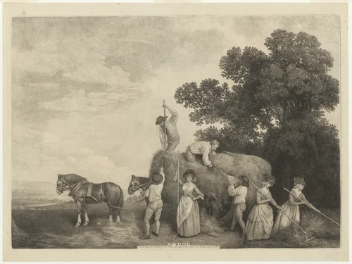 Hay-Makers by George Stubbs, print, 1791