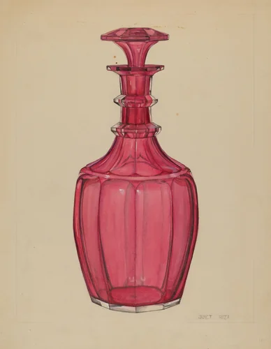 Carafe by Janet Riza, index of american design, 1937