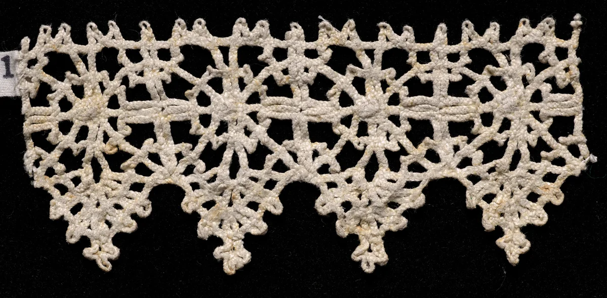Bobbin Lace Insertion and Points by Unknown, textile, 1540-1560