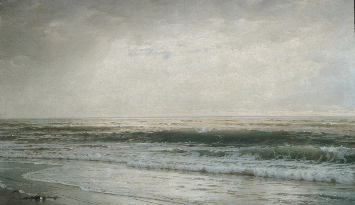 New Jersey Beach by William Trost Richards, artwork, 1901