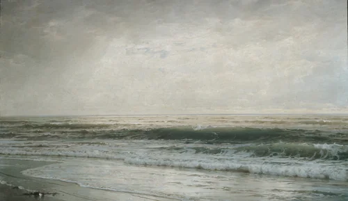 New Jersey Beach by William Trost Richards, artwork, 1901