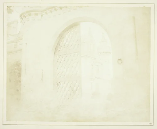 Entrance Gate, Abbotsford by William Henry Fox Talbot, photograph, 1844