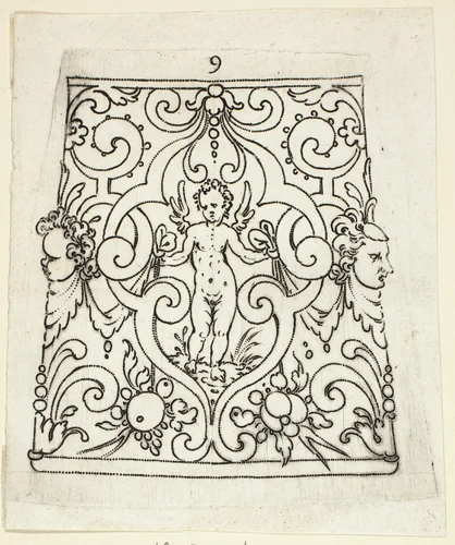 Plate 9, from XX Stuck zum (ornamental designs for goblets and beakers) by Master A.P. German, print, 1601
