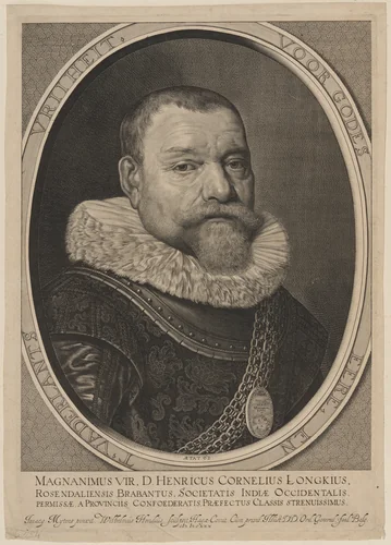 Henry Cornelius Longkius by Willem Hondius
Daniel Mytens the Elder, print, 1630